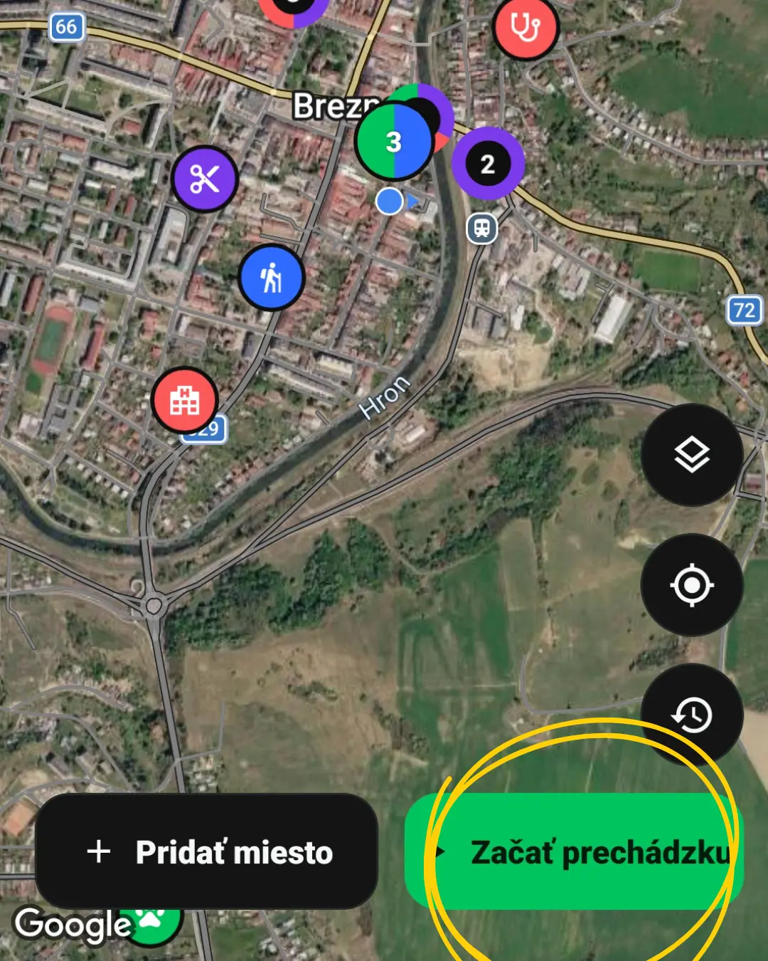 Zaznamenaj prechádzku v BAFAN appke