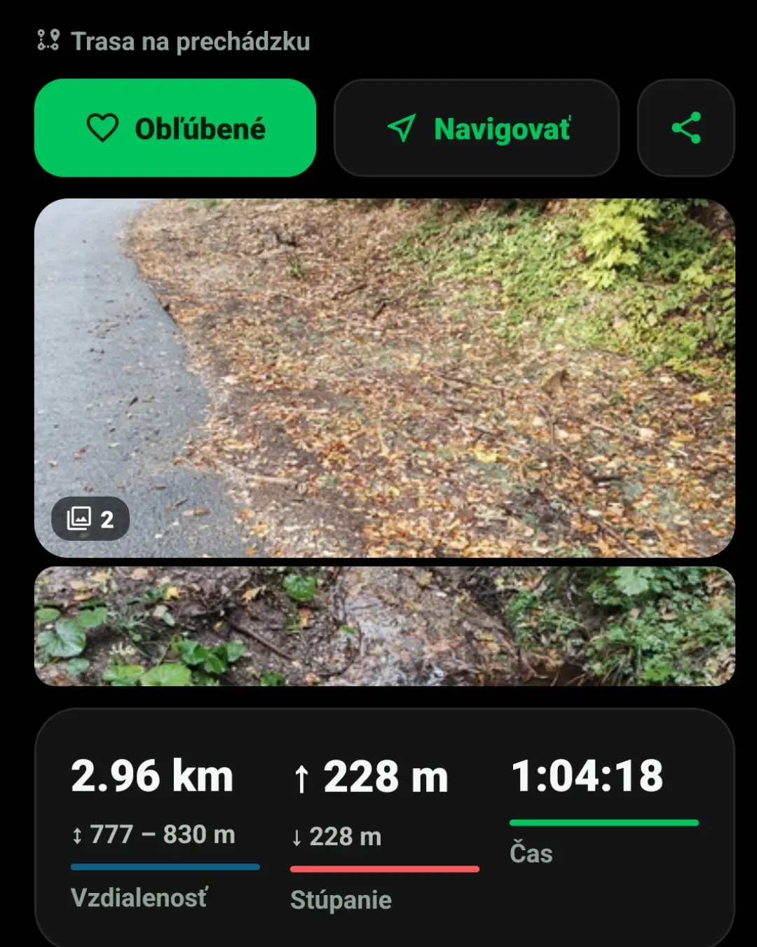 Pridaj fotografiu počas prechádzky