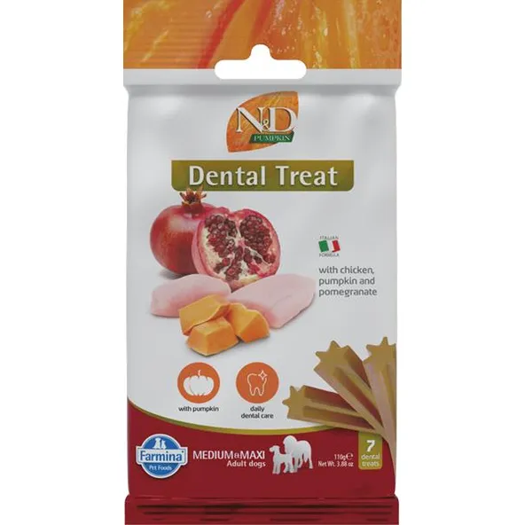 Pamlsok Farmina ND Pumpkin Dog Chicken Pomegranate Adult medium & maxi 100g