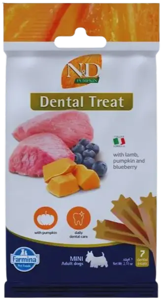 Pamlsok Farmina ND Pumpkin Dog Lamb Blueb Adult medium & maxi 100g