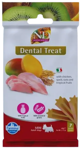 Pamlsok Farmina ND Tropical Selection Chicken Adult Mini 60g