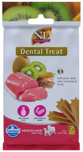 Pamlsok Farmina ND Tropical Selection Pork Adult medium & maxi 100g