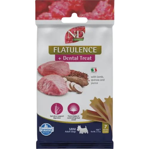Pamlsok Farmina Quinoa Dog Flatulence Adult Mini 60g