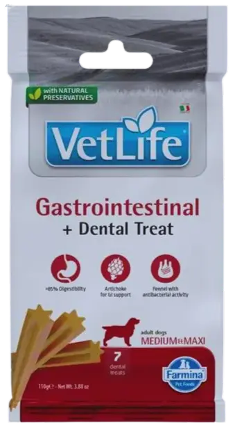Pamlsok Farmina Vet Life Dog Gastrointestinal Adult medium & maxi 100g