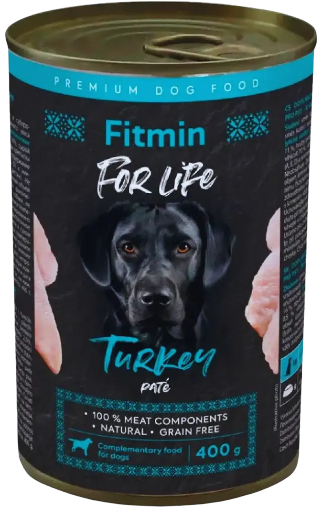 FFL dog tin turkey 400g
