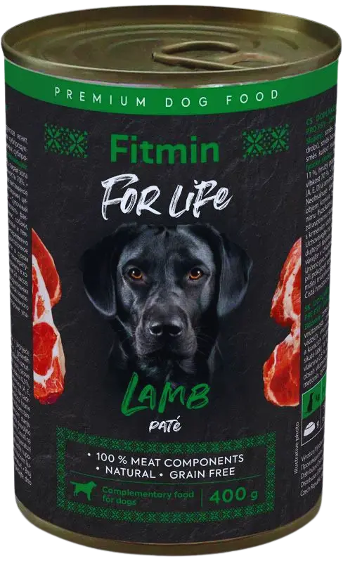 FFL dog tin lamb 400g	