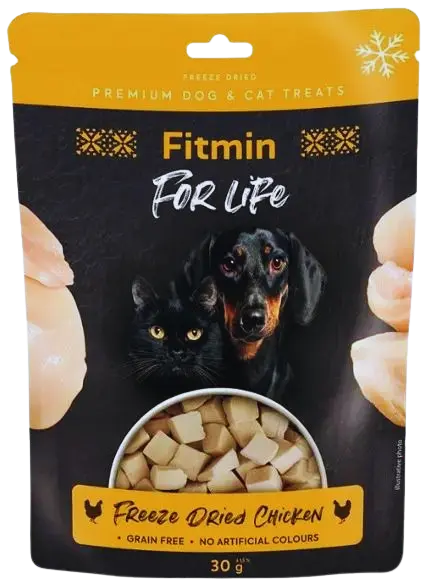 FFL dog&cat freeze dried chicken 30g Pochúťka lyofilizované kuracie mäso
