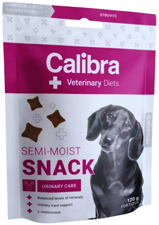 CALIBRA Veterinary Diets Snack Urinary Care maškrty pre psov 120 g