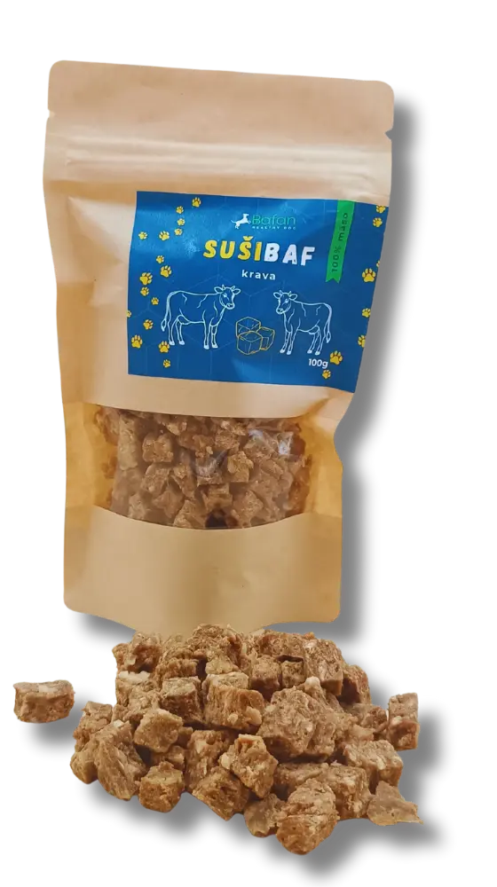 Sušibaf- krava kocky - 100g