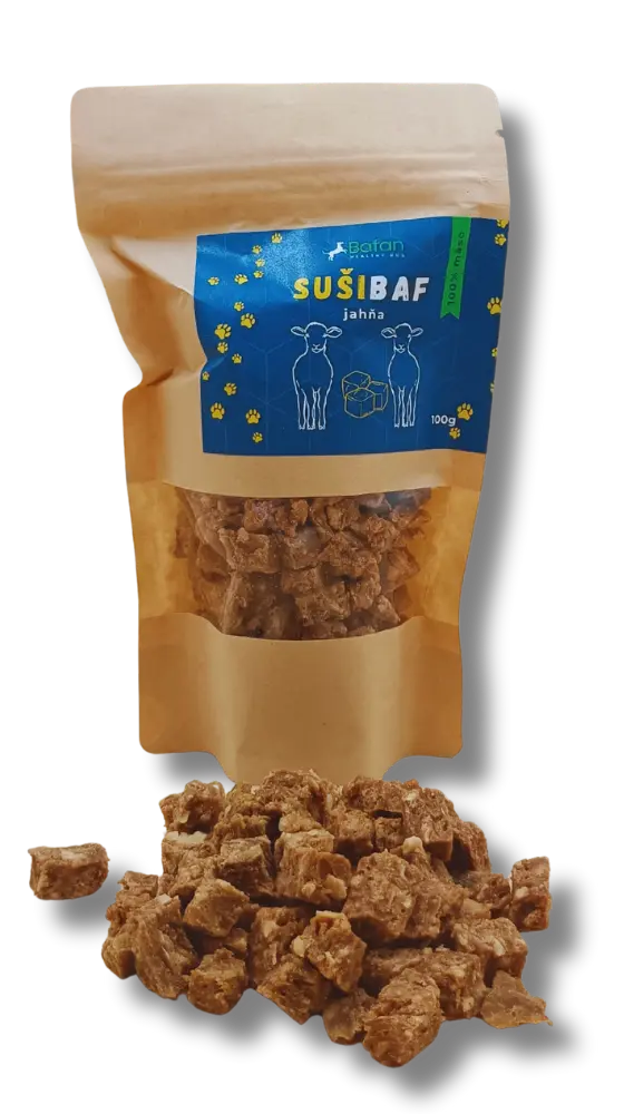 Sušibaf - jahňa kocky - 100g