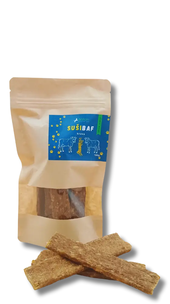 Sušibaf- krava prúžky - 100g