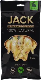 Pamlsok Jack králičie uši 6 ks