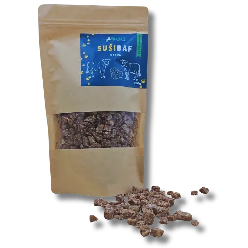 Sušibaf- krava kocky - 250g