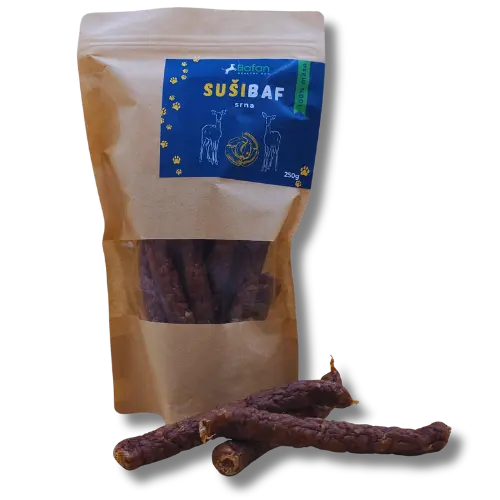 Sušibaf-srna klobásky - 250g