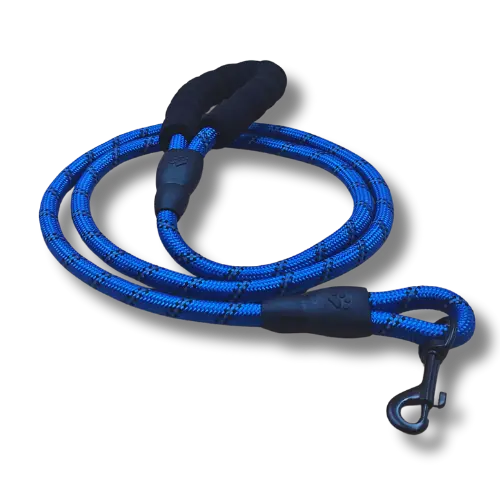 Vodítko s pohodlnou rukoväťou - 0,8cm x 150cm - Nylon - Modré