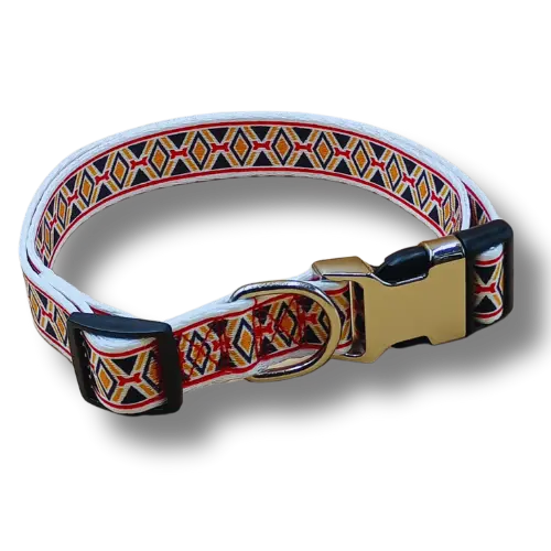 Nastaviteľný obojok pre psov – XL - 2,5x60-70cm - Geo   