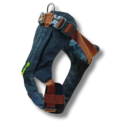 Postroj s vreckom - XS - Šedý