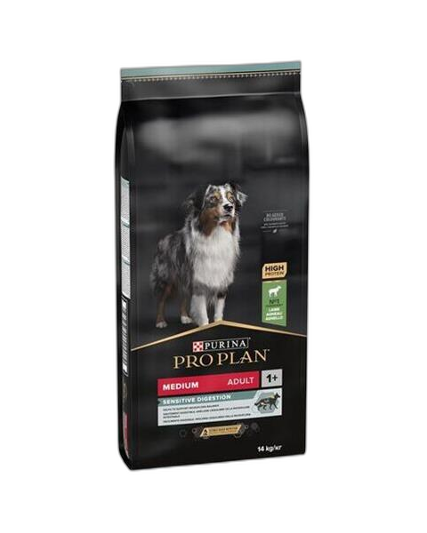ProPlan MO Dog Adult Medium Sensitive Digestion jahňa 14 kg