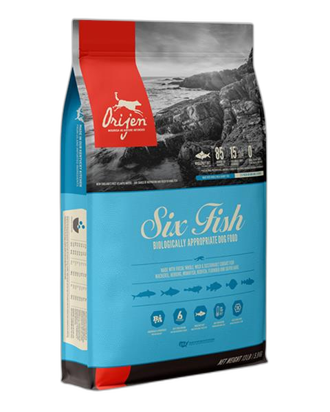 ORIJEN Dog 6 Fish Dry 11,4 kg