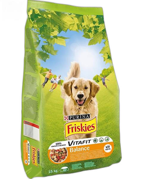 Nestlé Friskies dog Balance s kuraťom a zeleninou 15 kg