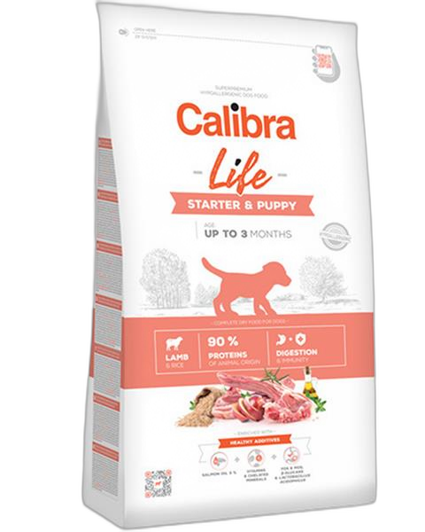 Calibra Dog Life Starter & Puppy Lamb 12 kg