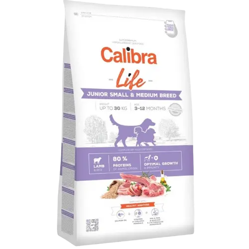 Calibra Dog Life Junior Small & Medium Breed Lamb 12 kg