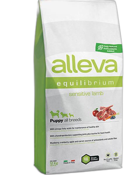 Alleva SP EQUILIBRIUM dog puppy sensitive all breeds lamb 12 kg