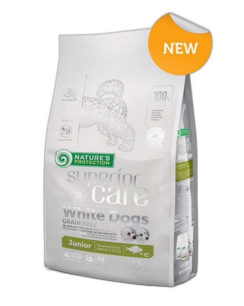 Natures P Superior care white dog GF junior white fish small&mini 10 kg