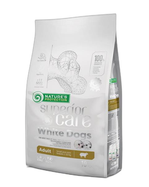 Natures P Superior care white dog adult lamb small&mini 10 kg