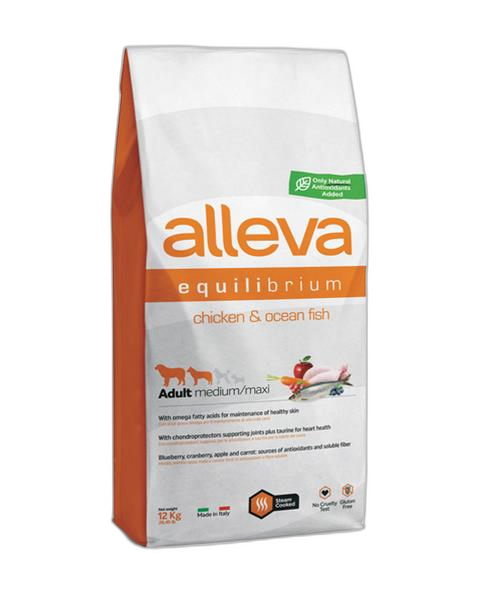 Alleva SP EQUILIBRIUM dog adult chicken & ocean fish 12 kg