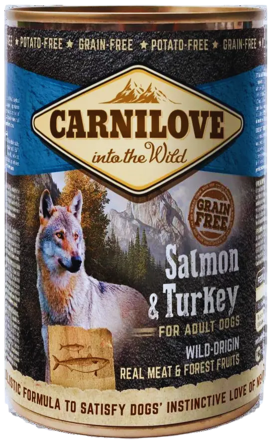 Carnilove Can Dog Wild Meat Salmon & Turkey 400 g