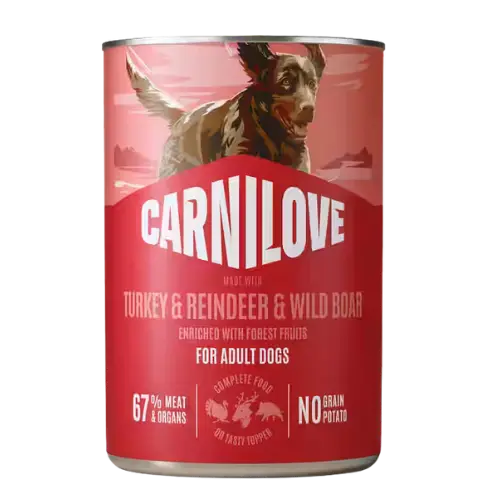 Carnilove Can Dog Wild Meat Venison & Reindeer 400 g