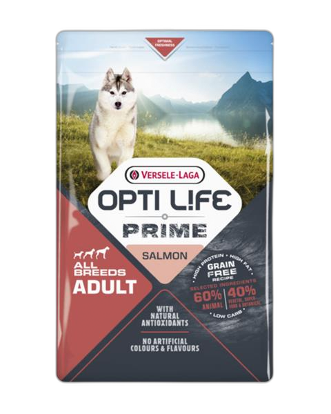 VL Opti Life Prime dog Adult Salmon 12,5 kg