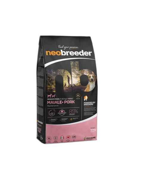 Alleva NEO BREEDER dog adult medium & maxi pork 12 kg