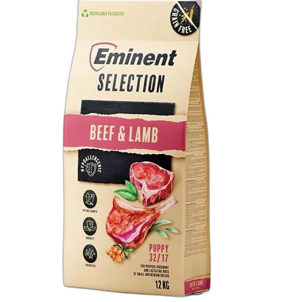 Eminent dog Selection Puppy Beef & Lamb 12 kg