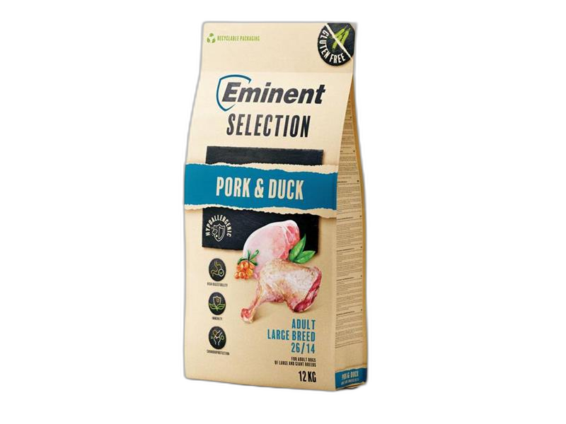 Eminent dog Selection Adult Large Breed Pork & Duck 12 kg