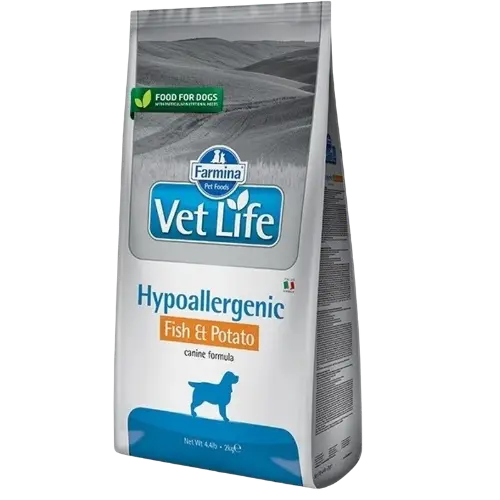 Farmina Vet Life dog hypoallergenic, fish & potato 12 kg