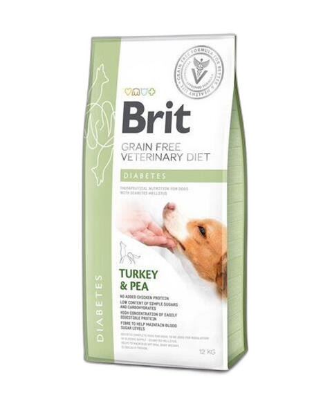 Brit Veterinary Diets GF dog Diabetes 12 kg