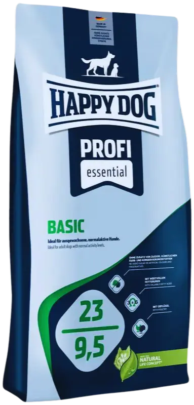 23-9,5 Happy dog - Profi Essential Basic 20kg