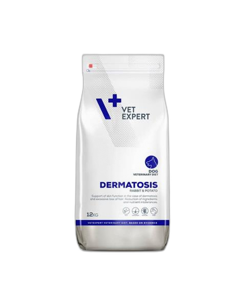 VetExpert VD dog 4T Dermatosis Rabbit & Potato 12 kg