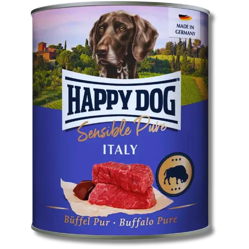 Happy dog Büffel Pur Italy - byvolie 800 g