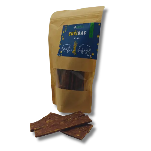 Sušibaf - diviačie prúžky - 250g