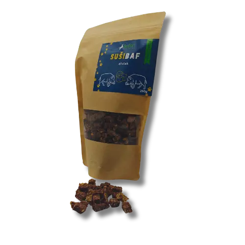 Sušibaf - diviačie kocky - 250g