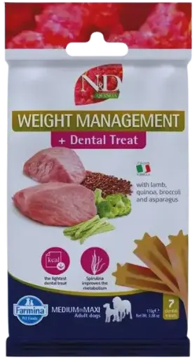 Pamlsok Farmina Quinoa Dog Weight Man Lamb Adult medium & maxi 100g