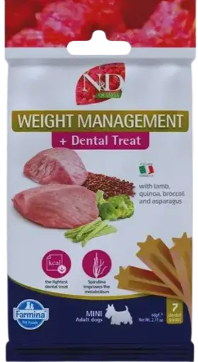 Pamlsok Farmina Quinoa Dog Weight Man Lamb Adult Mini 60g