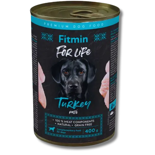 FFL dog tin turkey 400g
