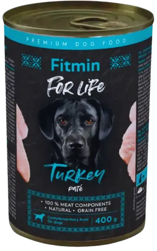 FFL dog tin turkey 400g