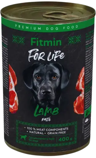 FFL dog tin lamb 400g	