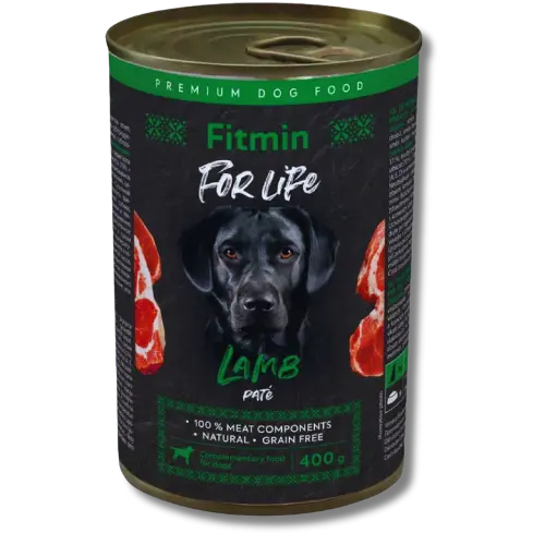 FFL dog tin lamb 400g	