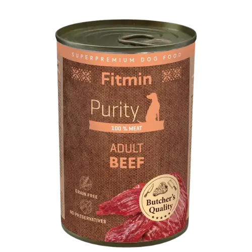 Fitmin dog Purity tin beef 400g